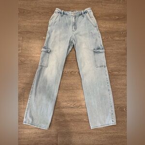 Denim Hollister Cargo Pants